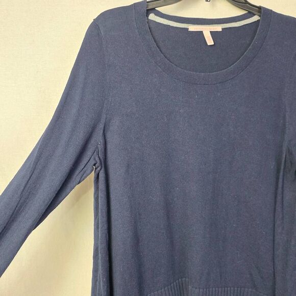 Victoria’s Secret Navy Cashmere Blend Sweater L - Picture 2 of 5